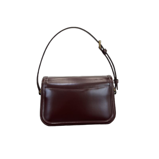 Saint Laurent Solferino Mini Schoudertas Bordeaux – Leren Designer Tas