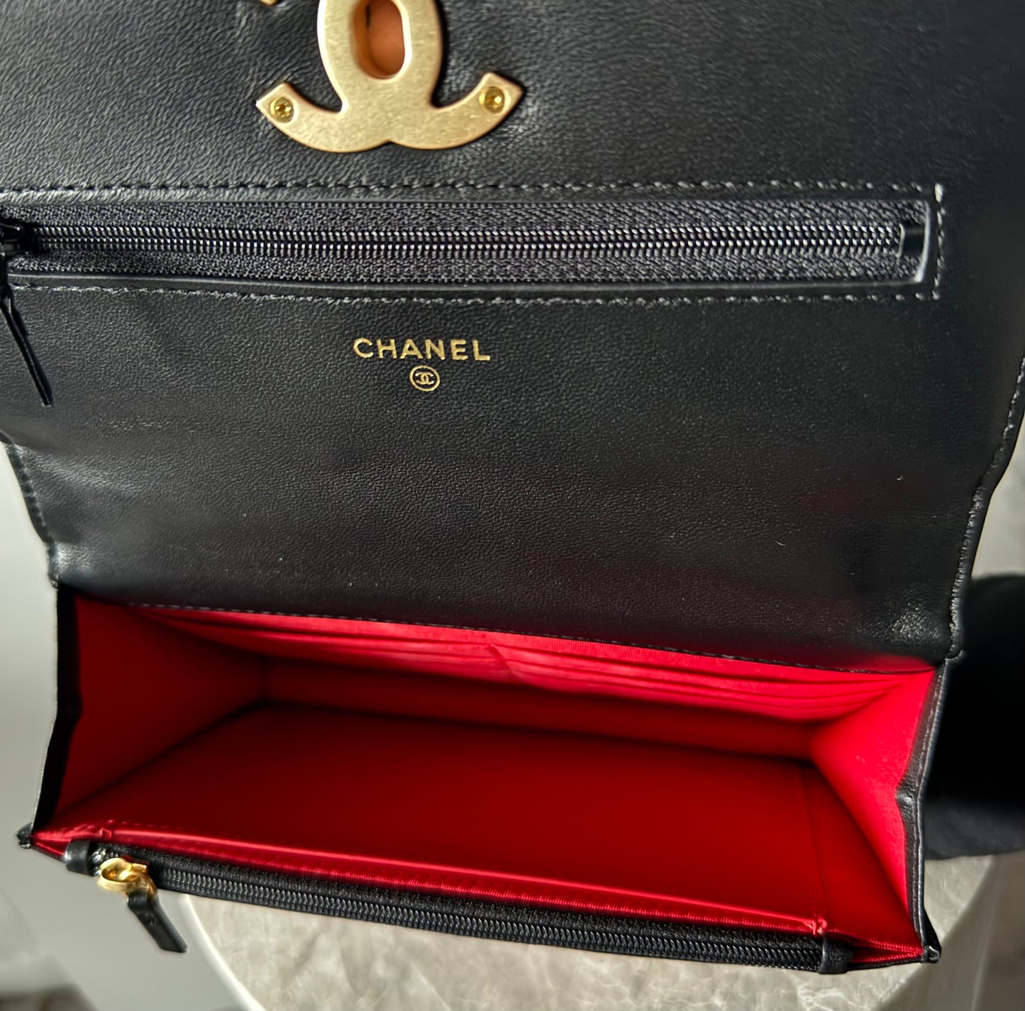 Chanel 19 Wallet on a Chain