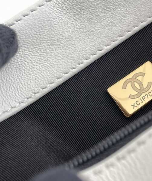 Chanel 19 flap bag silver hardware