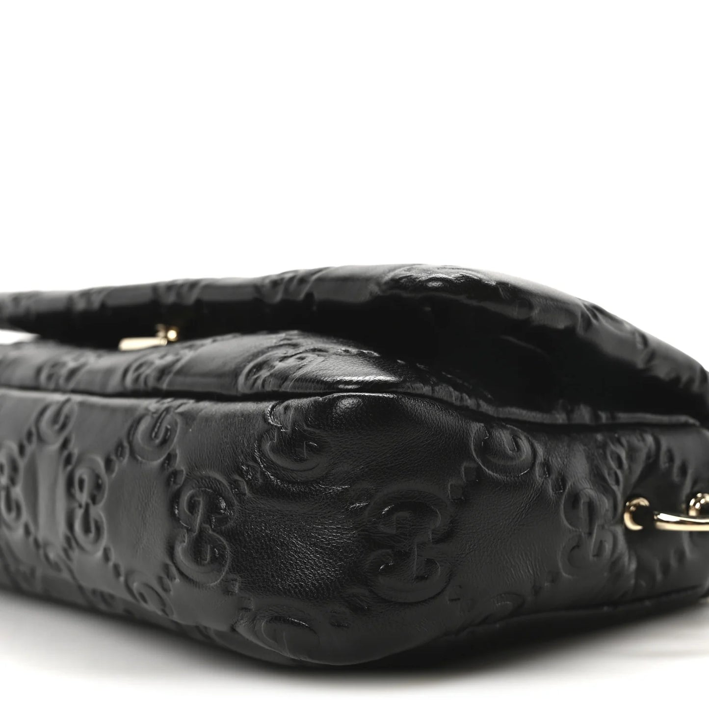 Gucci Milano Chevron schoudertas dames handtas zwart crossbody tas