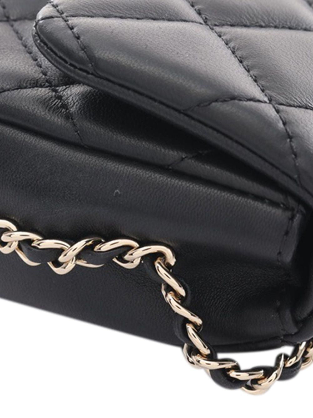 Chanel Mini Quilted Lambskin My Precious Pearls Flap Black (2021)