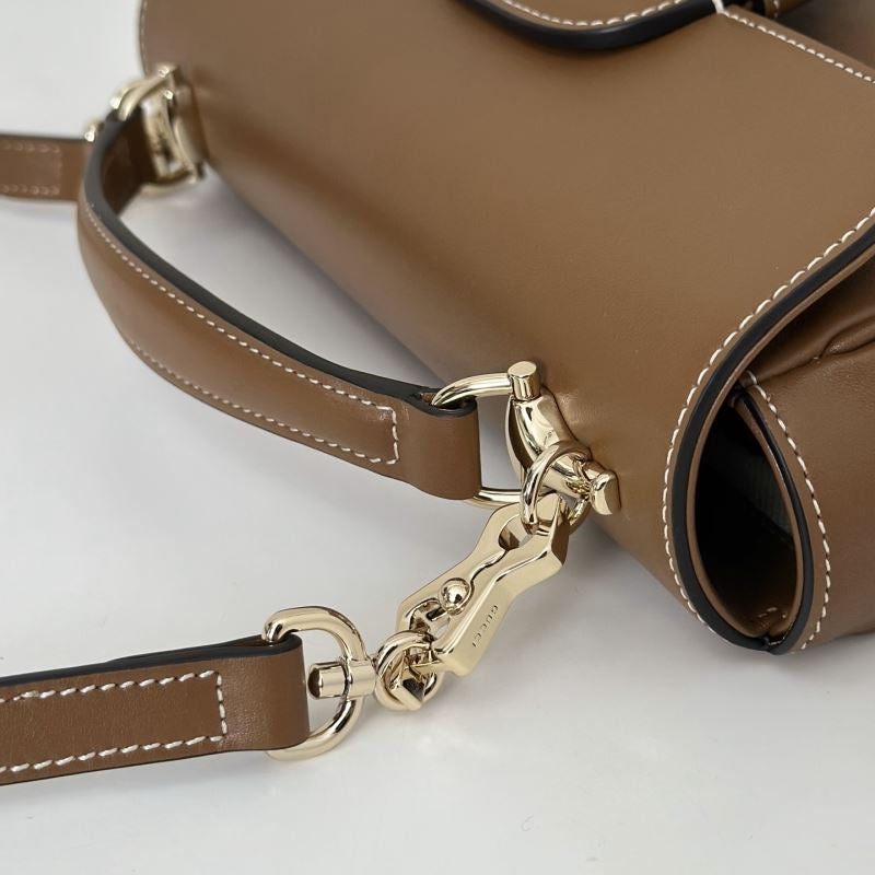 Gucci Horsebit 1955 Bruin Small dames Schoudertas • Preloved