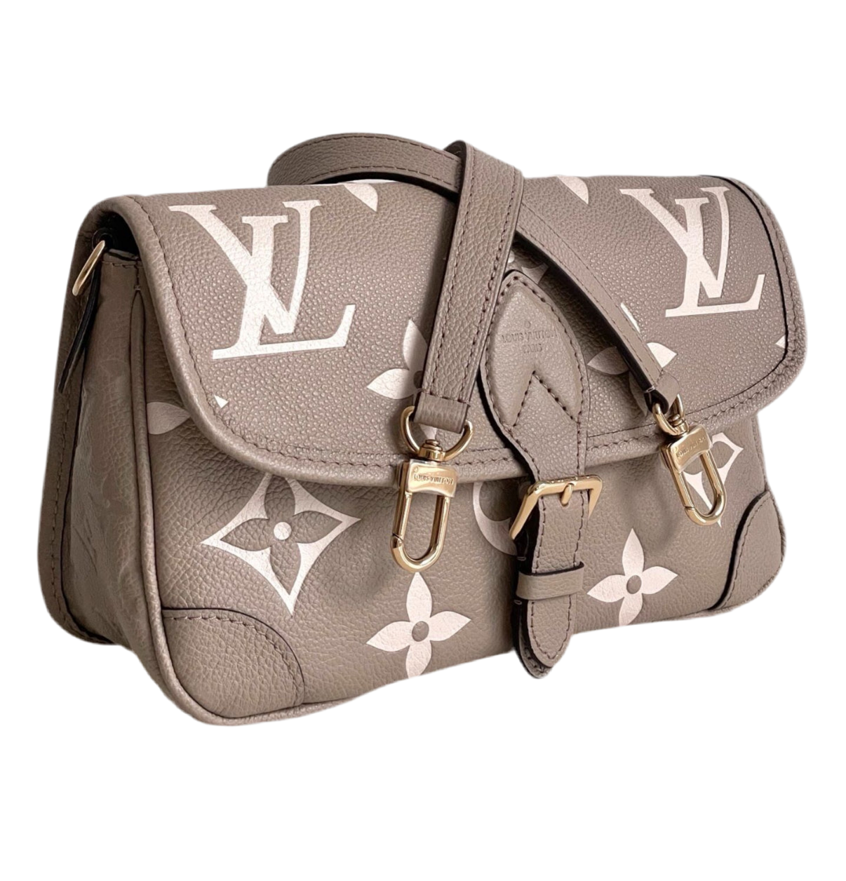 Louis Vuitton Diane Bag Tourterelle Crème Monogram Empreinte (M46583)