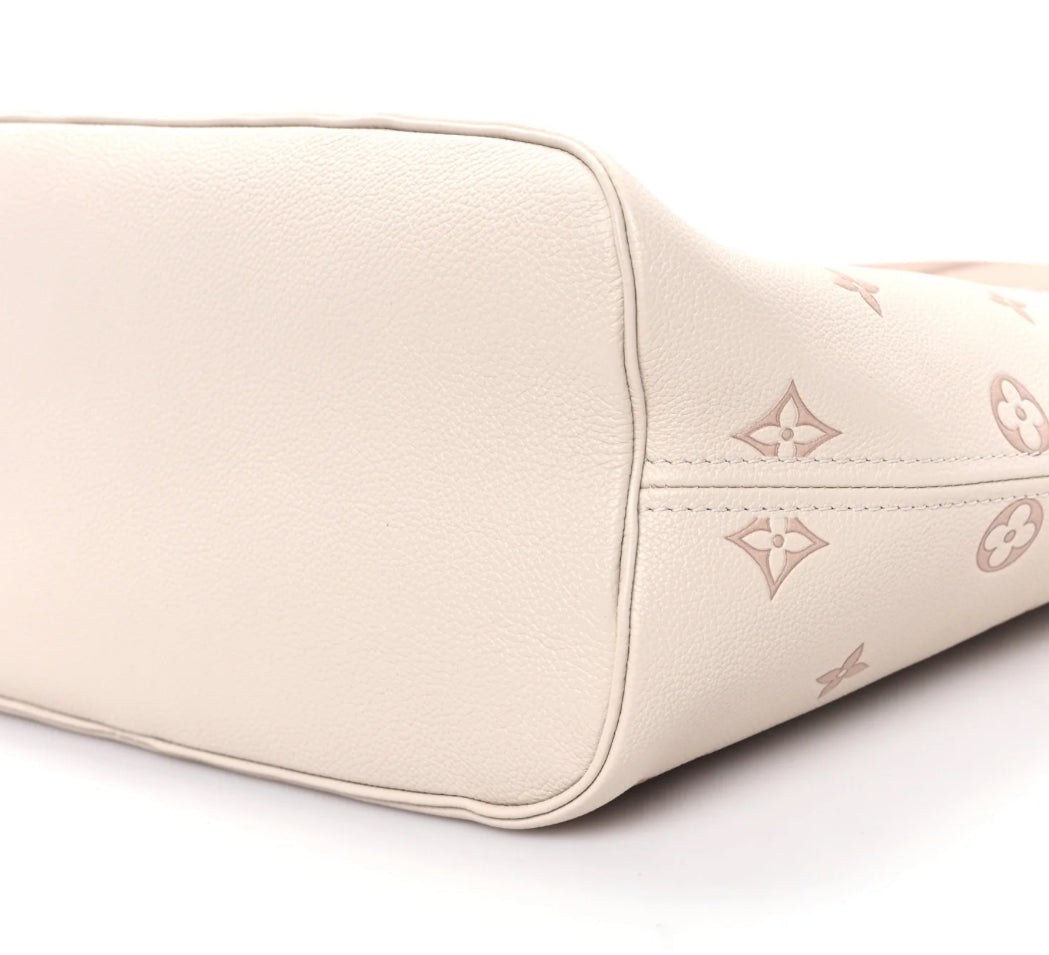 Louis Vuitton Monogram Debossed Neverfull MM Eden