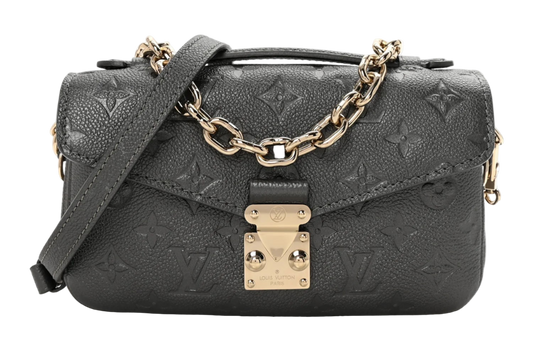 Louis Vuitton Pochette Métis East-West – Gun Metal Grained Cowhide Leather (M11998)
