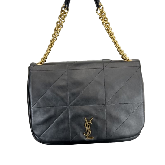 Saint Laurent Jamie 4.3 Small – Zwart Preloved Designer Crossbody Tas Le Maillon