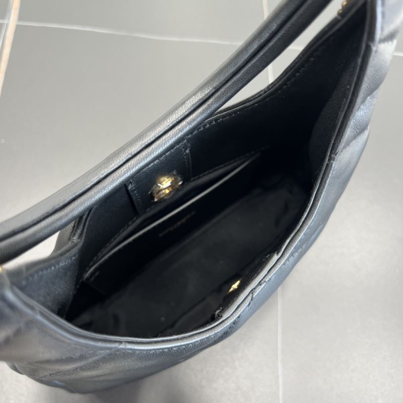 Saint Laurent Sade Crossbody – Zwart Lamsleer Preloved Designer Schoudertas