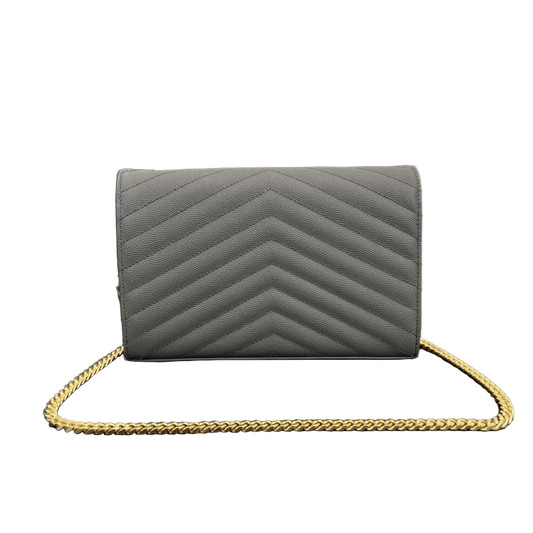 Saint Laurent Cassandre Chain Wallet – Preloved Designer Wallet Bag