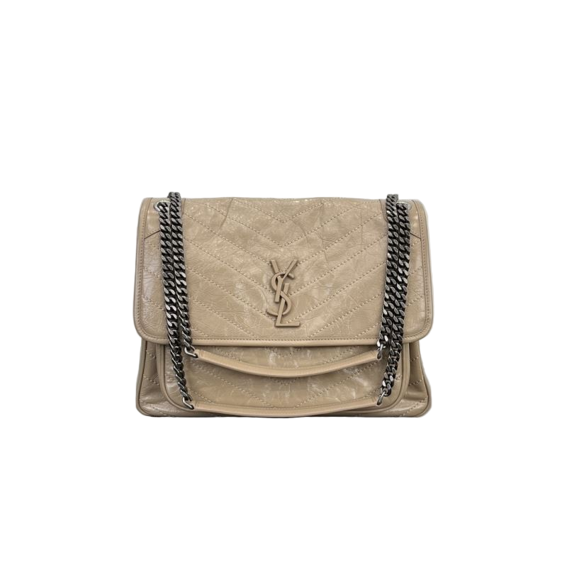 Saint Laurent Niki Medium Blanc Vintage Preloved Designer Schoudertas