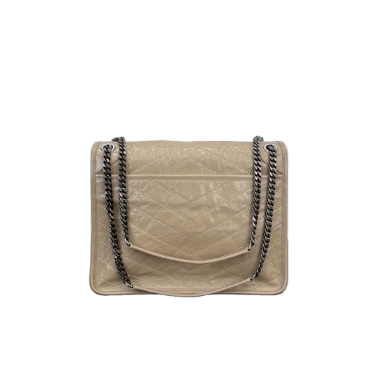 Saint Laurent Niki Medium Blanc Vintage Preloved Designer Schoudertas