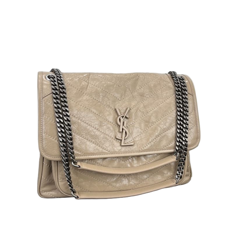 Saint Laurent Niki Medium Blanc Vintage Preloved Designer Schoudertas