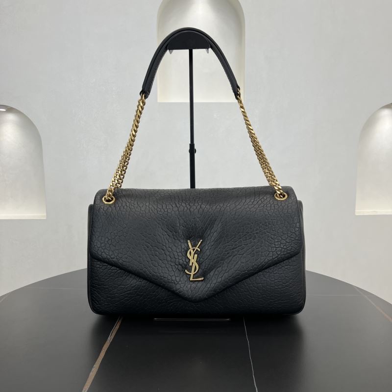 Saint Laurent Calypso Large Zwart Preloved Designer Schoudertas