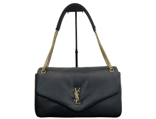 Saint Laurent Calypso Medium Schoudertas Zwart Preloved Designer Bag