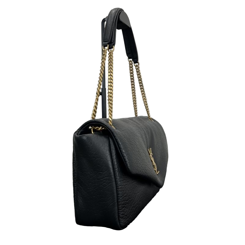 Saint Laurent Calypso Large Zwart Preloved Designer Schoudertas