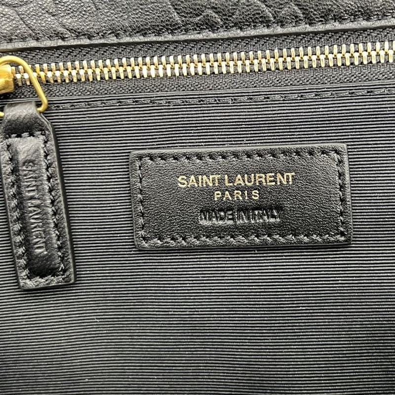 Saint Laurent Calypso Large Zwart Preloved Designer Schoudertas