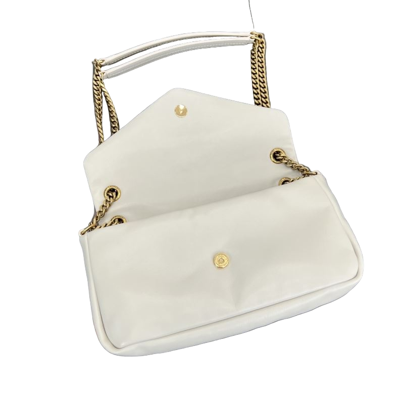 Saint Laurent Calypso Small Schoudertas Wit Preloved Designer Bag