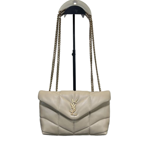 Saint Laurent LouLou Toy Puffer – Blanc Vintage Preloved Designer Schoudertas