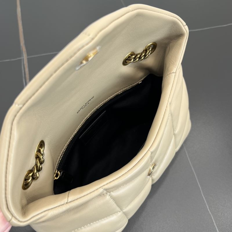 Saint Laurent LouLou Toy Puffer – Blanc Vintage Preloved Designer Schoudertas