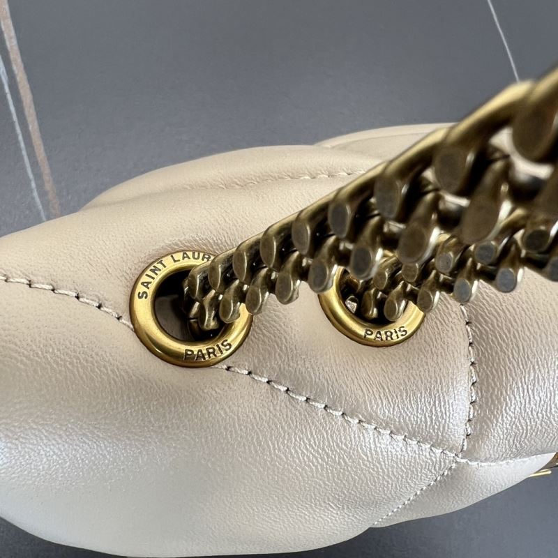 Saint Laurent LouLou Toy Puffer – Blanc Vintage Preloved Designer Schoudertas