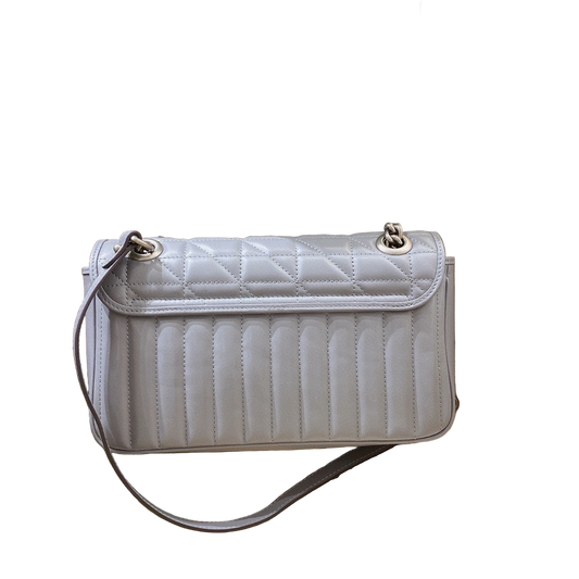 Gucci GG Marmont Aria Small Schoudertas Deep Grey Preloved Designer Bag