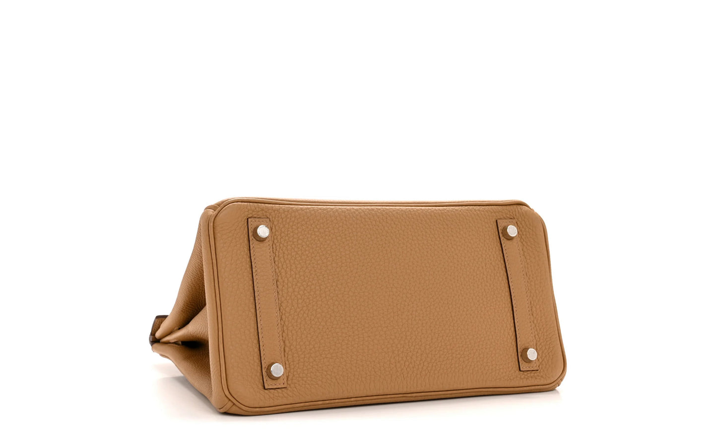 HERMES Togo Birkin 30 Biscuit