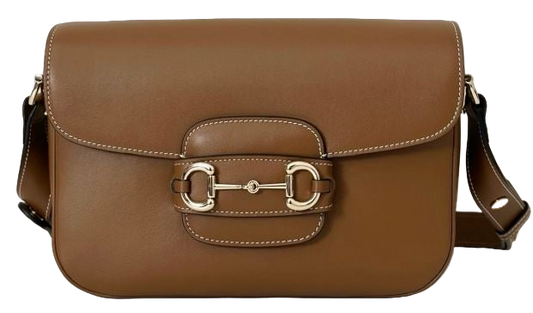 Gucci Horsebit 1955 Bruin Medium dames Schoudertas • Preloved