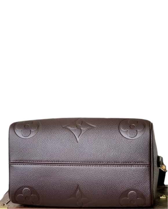 Louis Vuitton Speedy Bandoulière 20 Grenat – Monogram Empreinte Schoudertas