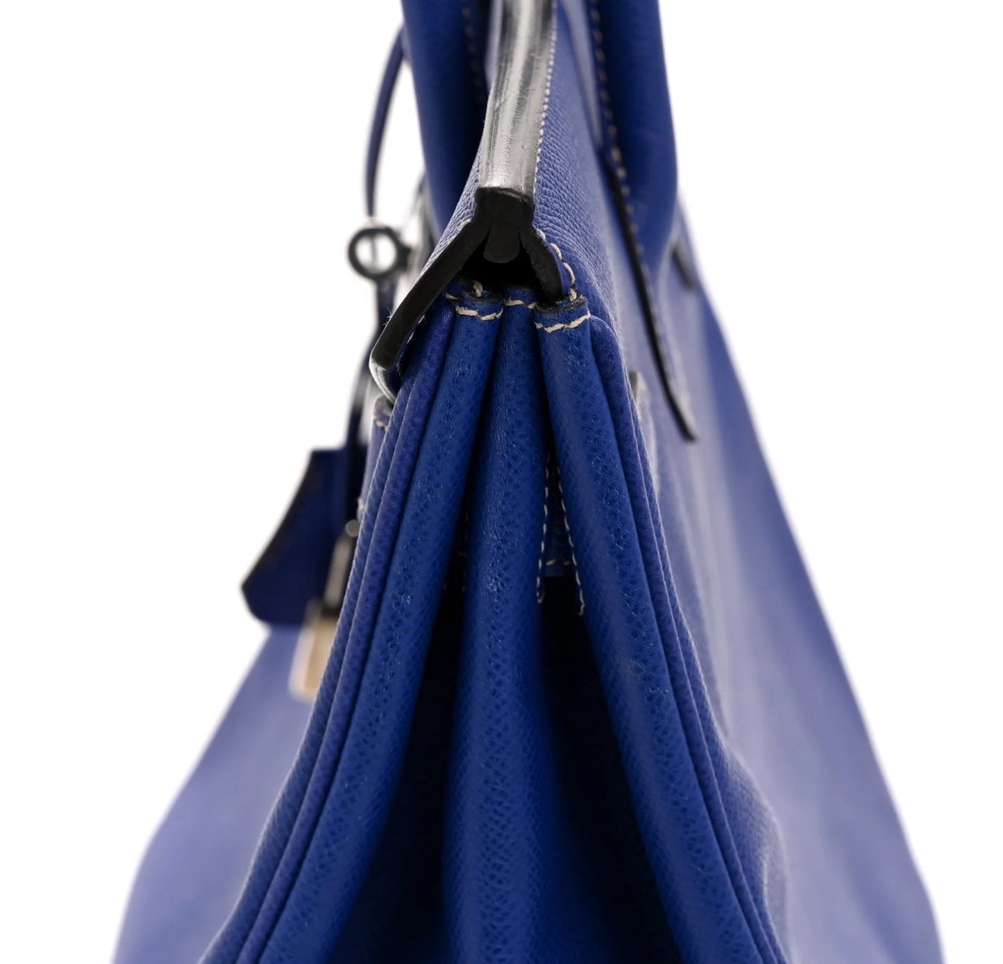 HERMES Epsom Candy Birkin 35 Bleu Electrique Mykonos