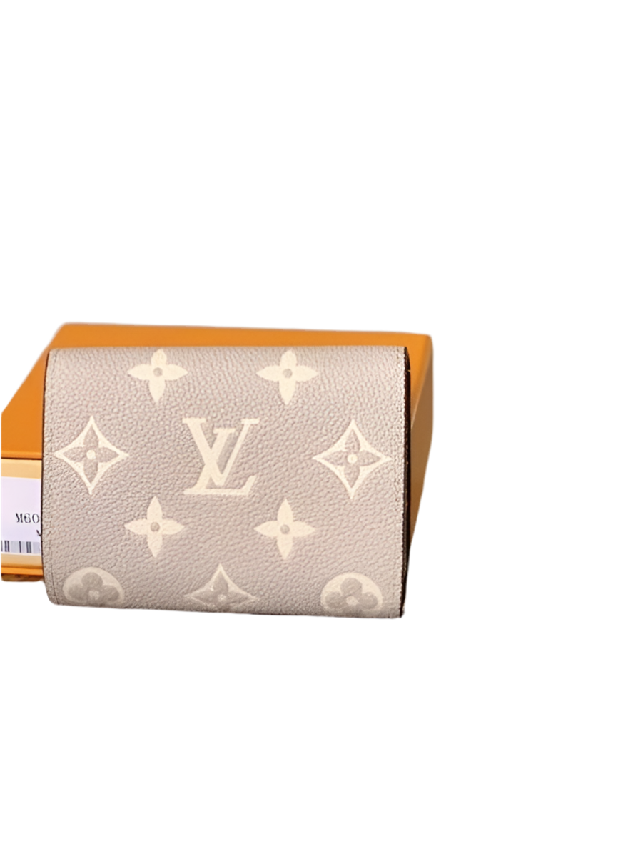 Louis Vuitton Victorine Wallet Tourterelle/Crème Preloved Designer Portemonnee