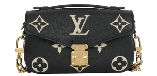 Louis Vuitton Pochette Métis East-West Noir/Beige Monogram Empreinte (M46596)