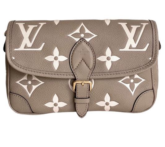 Louis Vuitton Diane Bag Tourterelle Crème Monogram Empreinte (M46583)