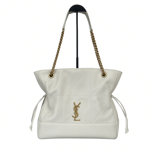 Saint Laurent Jamie Small Schoudertas Wit Preloved Designer Bag