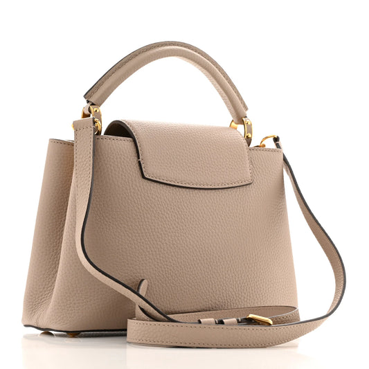 Louis Vuitton Capucines Taurillon BB Galet