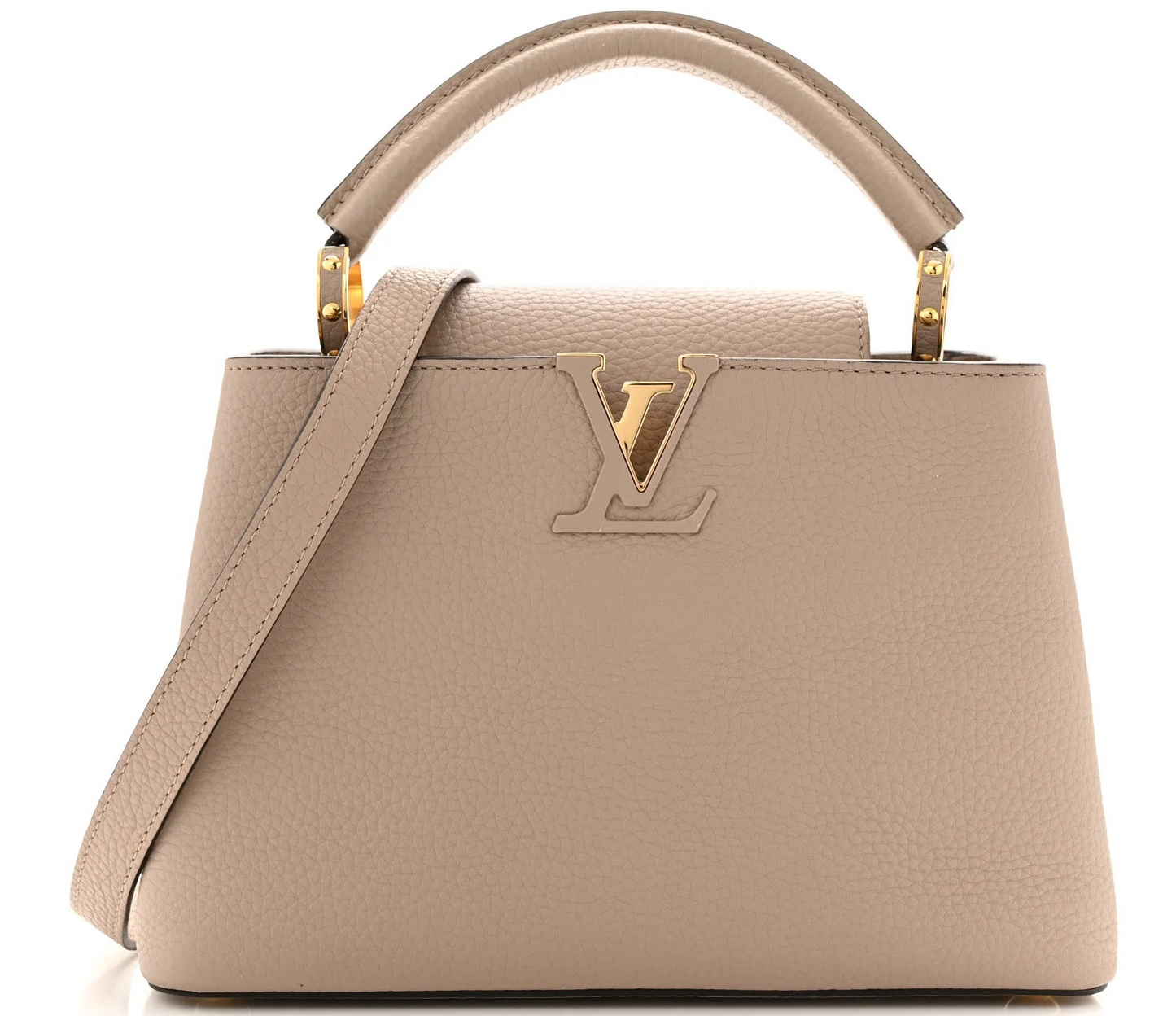 Louis Vuitton Capucines Taurillon BB Galet