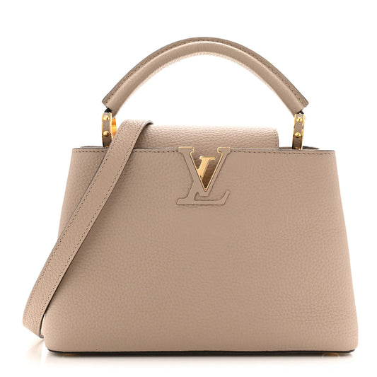 Louis Vuitton Capucines Taurillon BB Galet