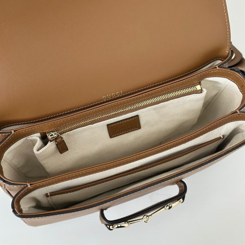 Gucci Horsebit 1955 Bruin Medium dames Schoudertas • Preloved