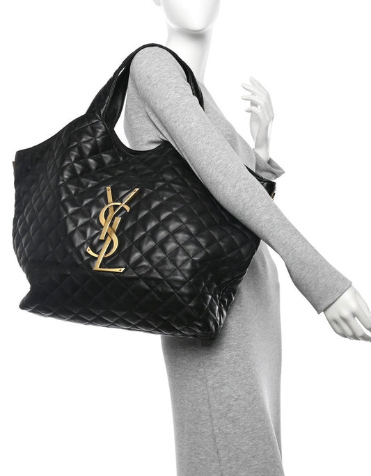 Saint Laurent Icare Maxi Quilted Lambskin – Luxe Oversized Shopper met Iconisch Cassandre-logo