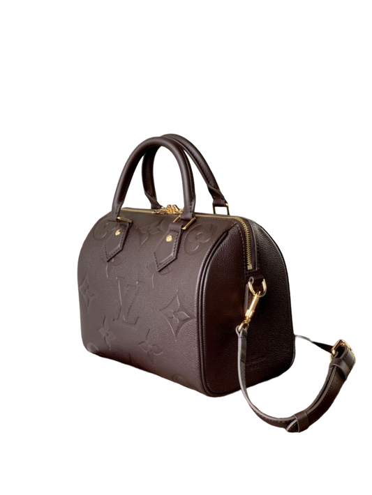 Louis Vuitton Speedy Bandoulière 20 Grenat – Monogram Empreinte Schoudertas