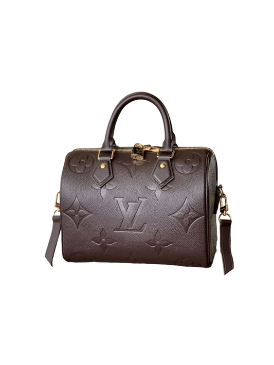 Louis Vuitton Speedy Bandoulière 20 Grenat – Monogram Empreinte Schoudertas