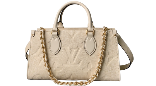 Louis Vuitton OnTheGo East West Cream Monogram Empreinte Leder (M23641)