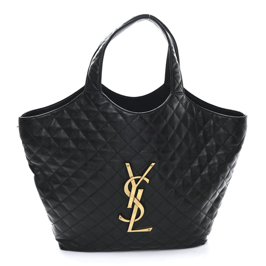 Saint Laurent Icare Maxi Quilted Lambskin – Luxe Oversized Shopper met Iconisch Cassandre-logo