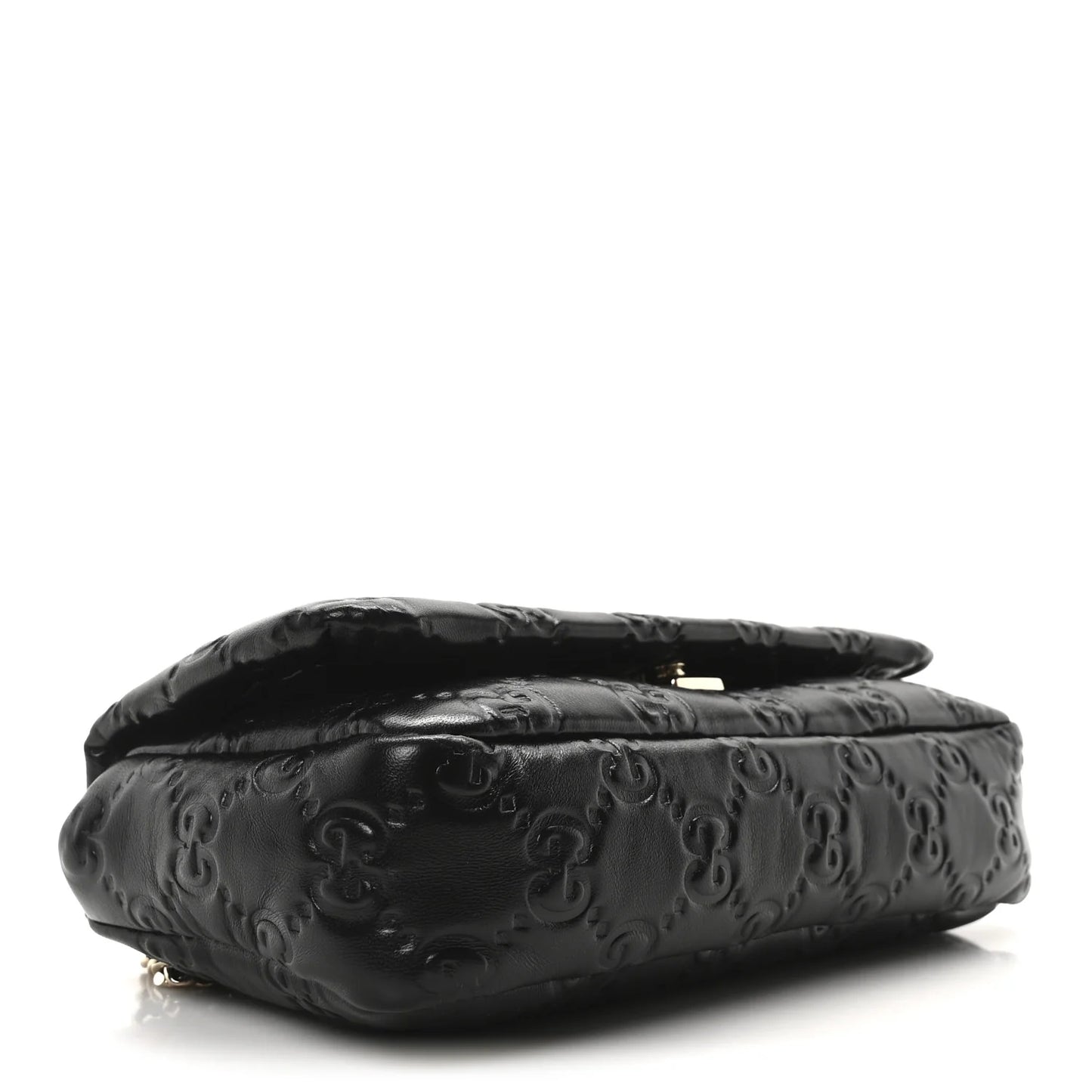 Gucci Milano Chevron schoudertas dames handtas zwart crossbody tas