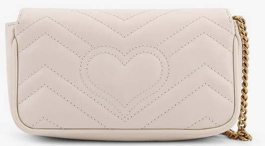 Gucci Marmont Mini Wit 2024 dames Schoudertas Matelassé • Preloved