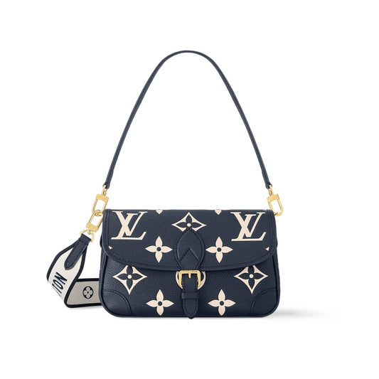 Louis Vuitton Diane Bag  Navy / Crème Monogram Empreinte Leder