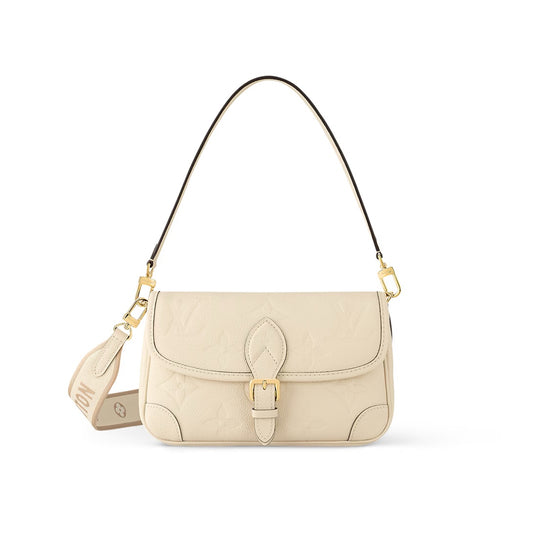 Louis Vuitton Diane Bag  Crème Beige Monogram Empreinte Leder