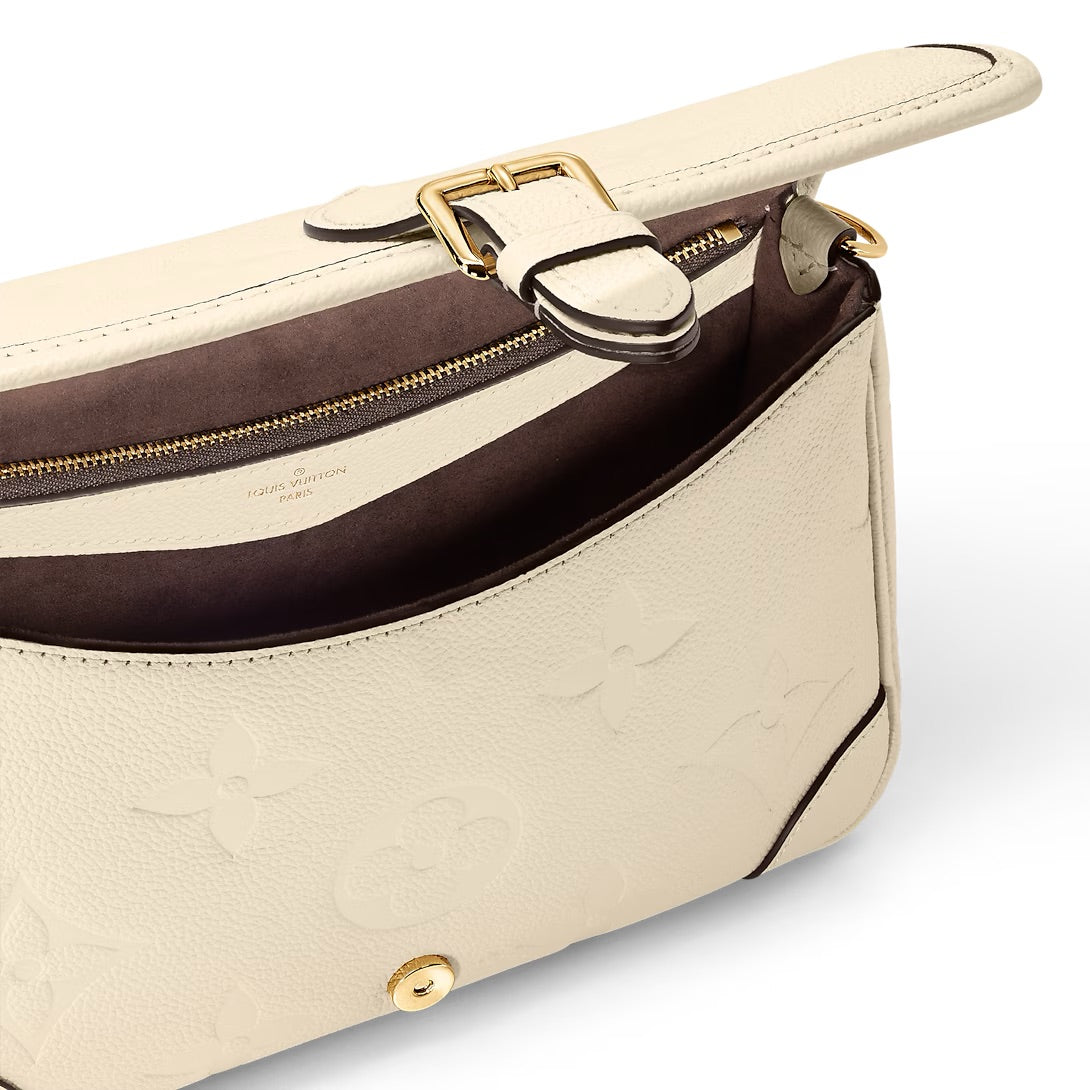 Louis Vuitton Diane Bag  Crème Beige Monogram Empreinte Leder
