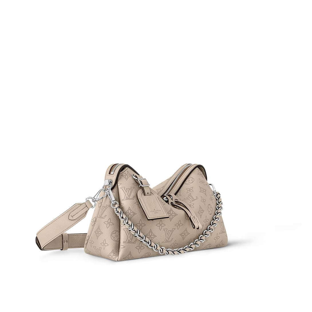 Louis Vuitton Hand It All PM  Galet Grijs Mahina Kalfsleer (M24255)