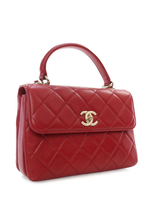 Chanel Trendy CC Top Handle Mini Red Lambskin (2021)