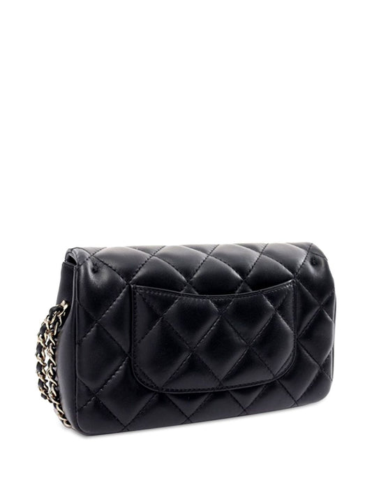 Chanel Mini Quilted Lambskin My Precious Pearls Flap Black (2021)