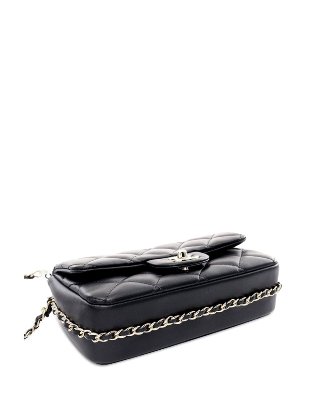 Chanel Mini Quilted Lambskin My Precious Pearls Flap Black (2021)